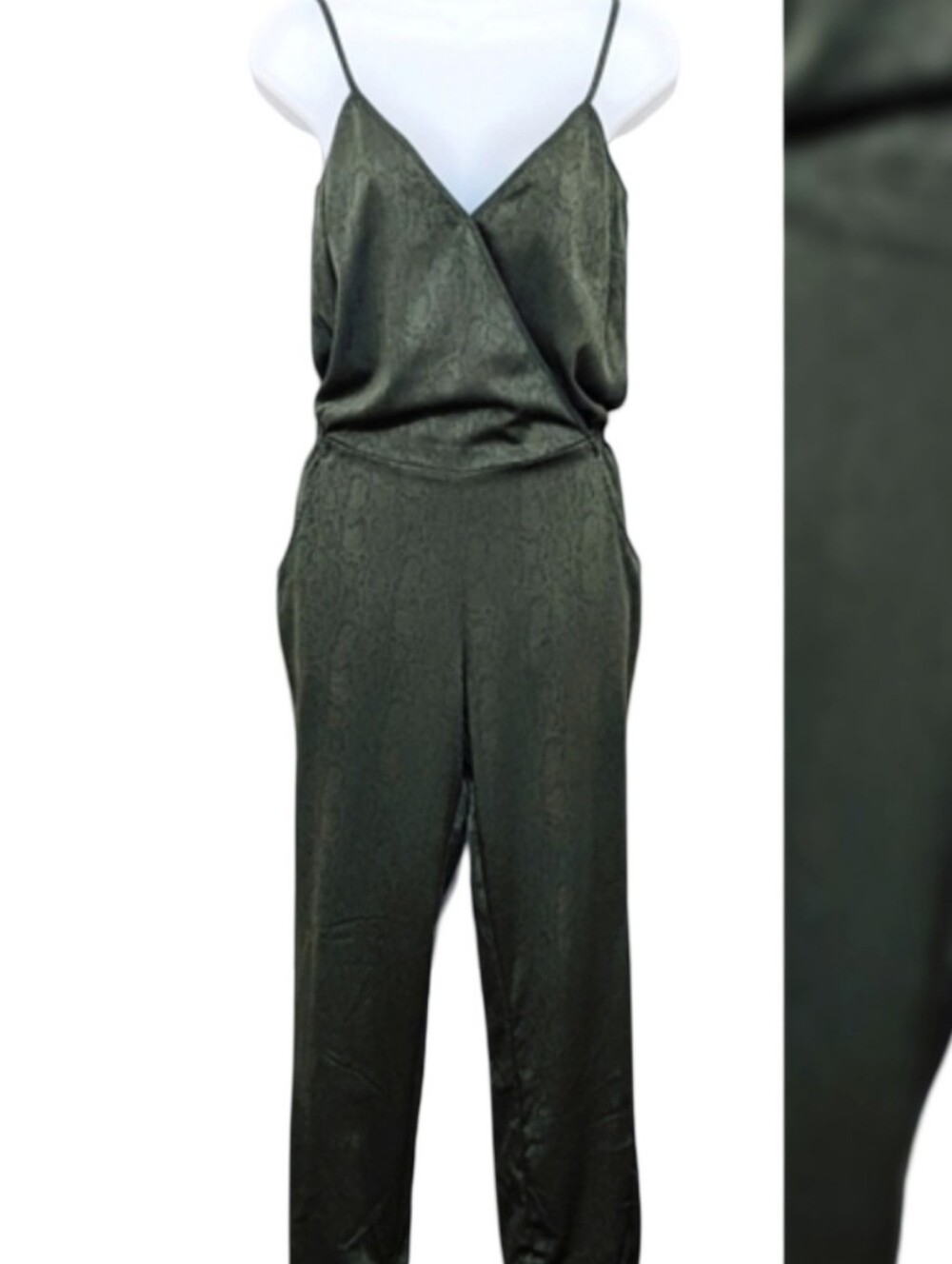 Snakeskin Jumpsuit | Attention | V Neck | Boho | Layering | Retro | Reptile